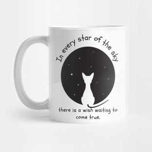 cat see stars Mug
